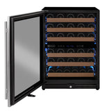 Allavino Reserva Series 51-Bottle Dual Zone Built-In Luxury Wine Refrigerator with Stainless Steel Door Left Hinge VSW5134D-2SL