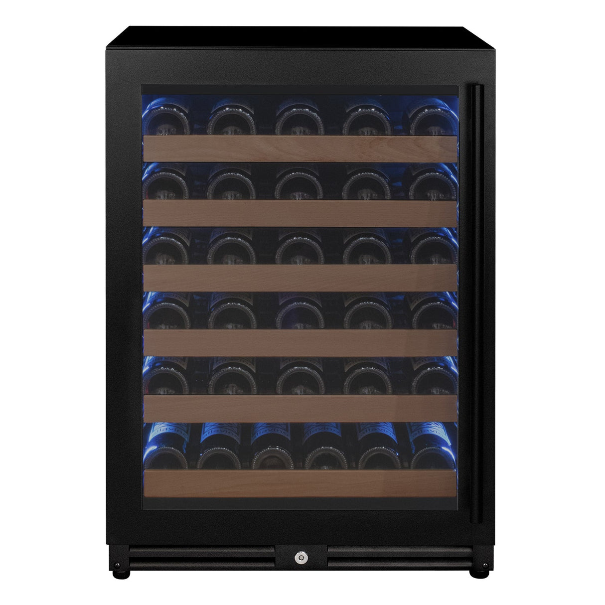 Allavino Reserva Series 51‑Bottle Single Zone Built‑In Luxury Wine Refrigerator with Black Door Left Hinge VSW5134S‑1BL