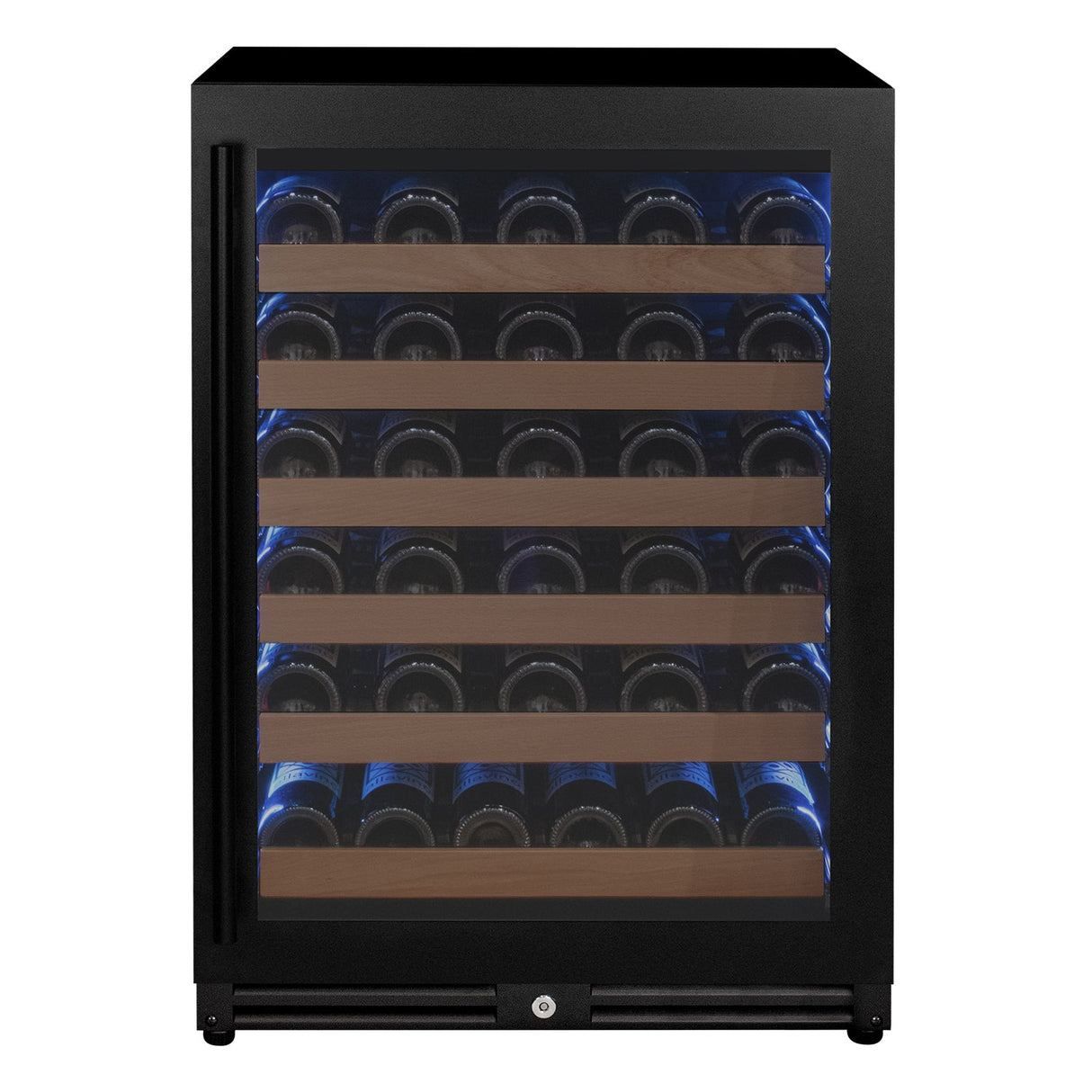 Allavino Reserva Series 51‑Bottle Single Zone Built‑In Luxury Wine Refrigerator with Black Door Right Hinge VSW5134S‑1BR