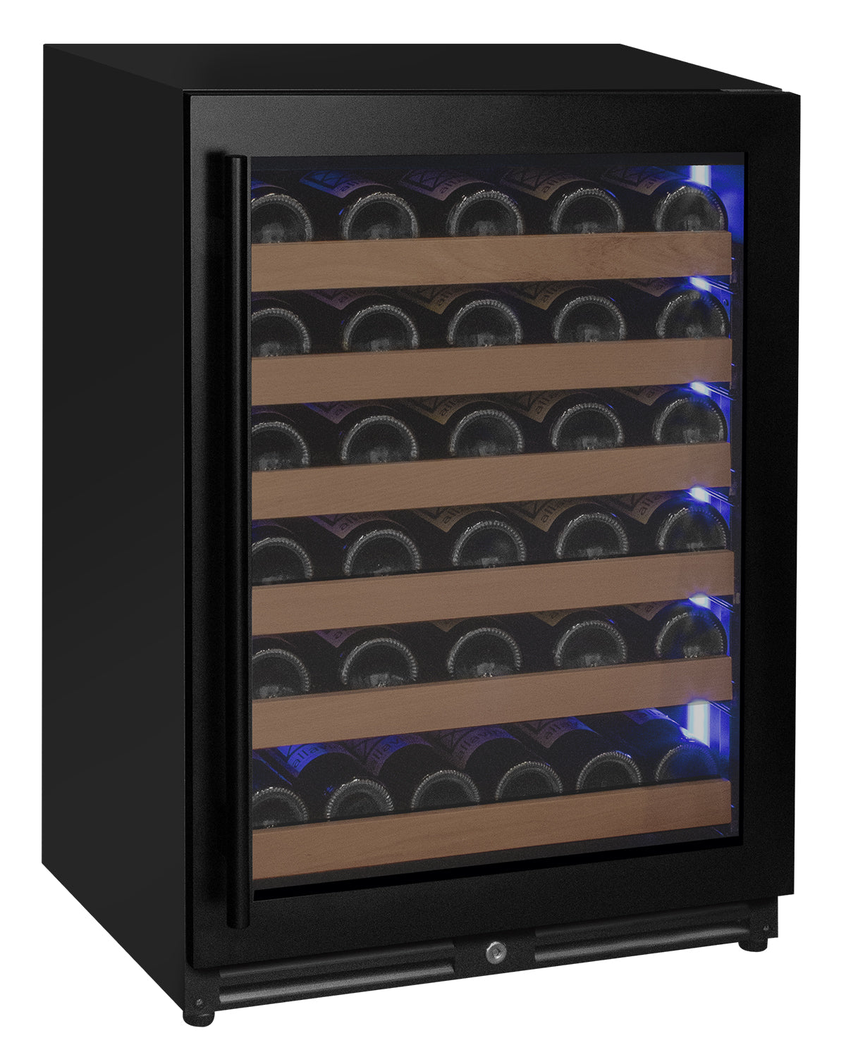 Allavino Reserva Series 51‑Bottle Single Zone Built‑In Luxury Wine Refrigerator with Black Door Right Hinge VSW5134S‑1BR
