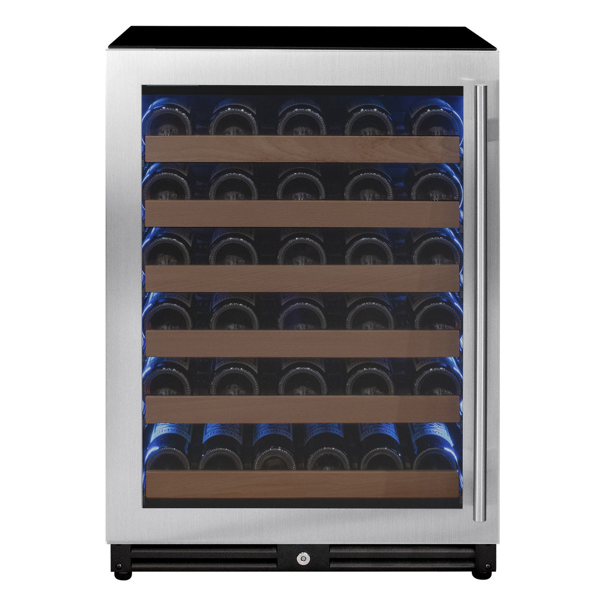 Allavino Reserva Series 51‑Bottle Single Zone Built‑In Luxury Wine Refrigerator with Stainless Steel Door Left Hinge VSW5134S‑1SL