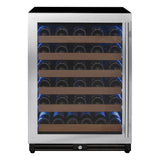 Allavino Reserva Series 51‑Bottle Single Zone Built‑In Luxury Wine Refrigerator with Stainless Steel Door Left Hinge VSW5134S‑1SL