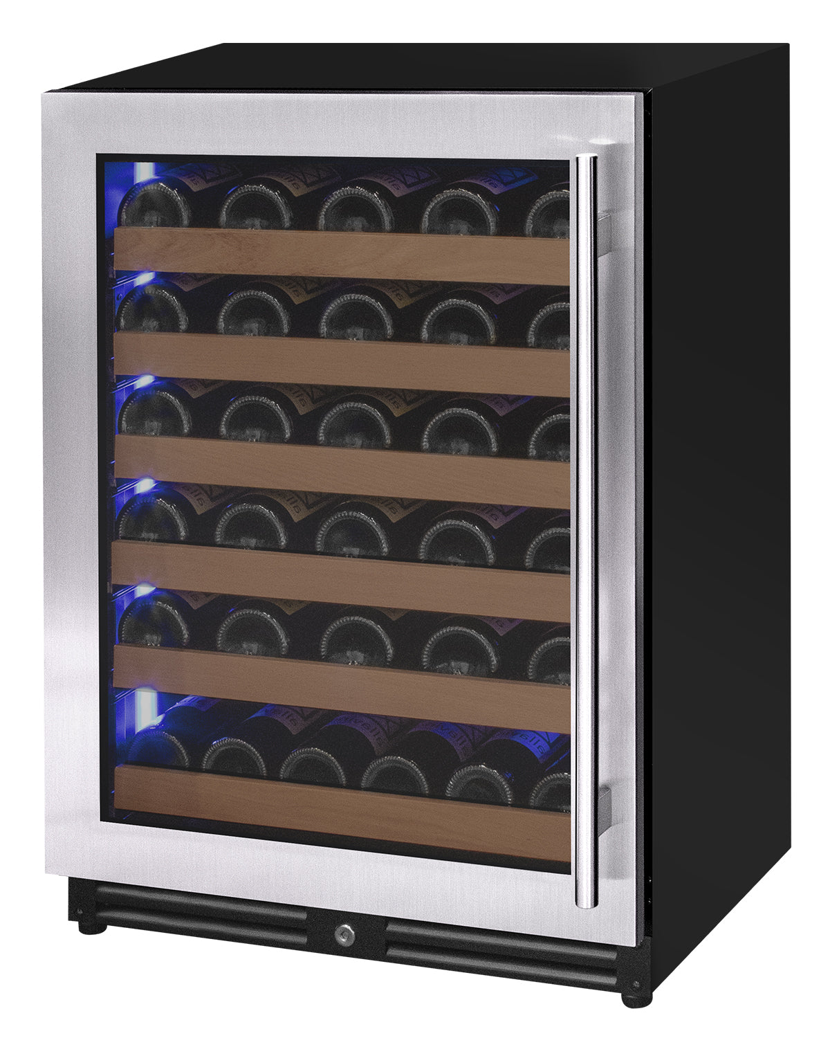 Allavino Reserva Series 51‑Bottle Single Zone Built‑In Luxury Wine Refrigerator with Stainless Steel Door Left Hinge VSW5134S‑1SL