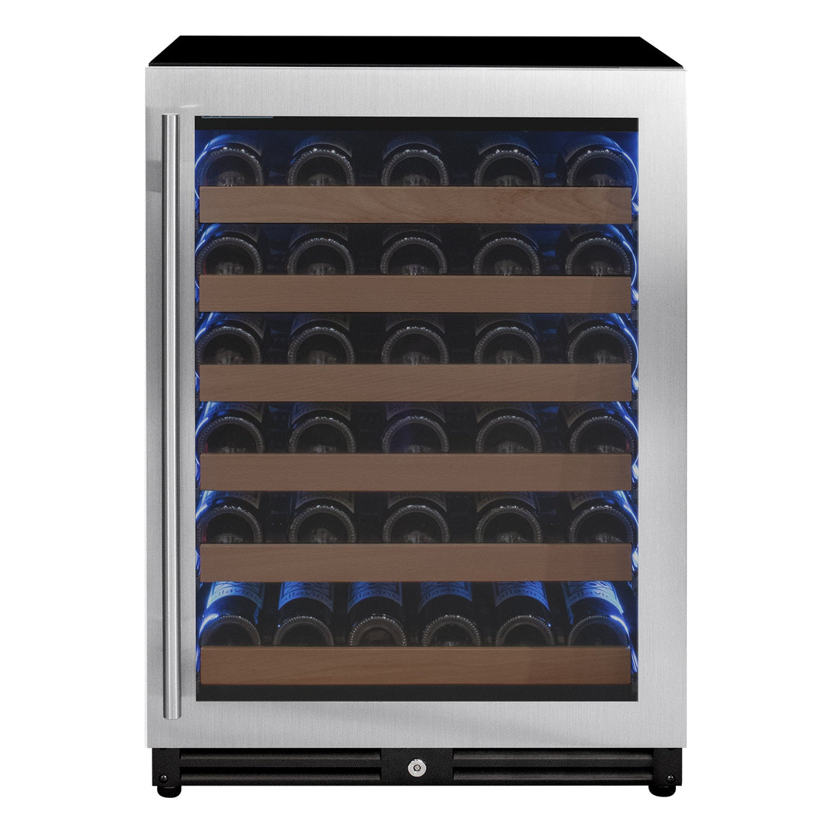 Allavino Reserva Series 56-Bottle Single Zone Built-In Luxury Wine Refrigerator with Stainless Steel Door Right Hinge
