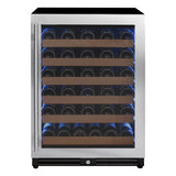 Allavino Reserva Series 56-Bottle Single Zone Built-In Luxury Wine Refrigerator with Stainless Steel Door Right Hinge