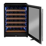 Allavino Reserva Series 56-Bottle Single Zone Built-In Luxury Wine Refrigerator with Stainless Steel Door Right Hinge