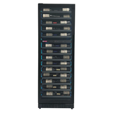 Allavino Reserva Series 67″ 71″ Tall Dual Zone Left Hinge Black Shallow Wine Refrigerator Console