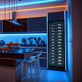Allavino Reserva Series 67″ 71″ Tall Single Zone Left Hinge Black Shallow Wine Refrigerator Console