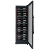 Allavino Reserva Series 67-Bottle 71″ Tall Single Zone Right Hinge Black Shallow Wine Refrigerator Console