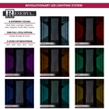 Allavino Reserva Series 67-Bottle 71″ Tall Single Zone Right Hinge Black Shallow Wine Refrigerator Console
