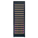 Allavino Reserva Series 67 Bottle 71″ Tall Single Zone Right Hinge Black Shallow Wine Refrigerator with Wood Front Shelves