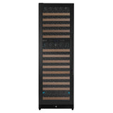 Allavino Reserva Series 172 Bottle Dual Zone Built-in Wine Refrigerator with Black Metal Door - Left Hinge