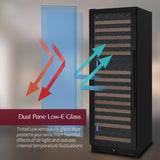 Allavino Reserva Series 172 Bottle Dual Zone Built-In Wine Refrigerator Panel Ready Overlay Right Hinge VSW71LD-2PRR