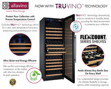 Allavino 47″ Wide FlexCount II Tru‑Vino 354 Bottle Dual Zone Black Side‑by‑Side Wine Refrigerator 2X‑VSWR177‑1B20