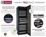 Allavino 24” Wide FlexCount II Tru-Vino 177 Bottle Single Zone Stainless Steel Right Hinge Wine Refrigerator