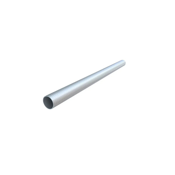 Alien Hydroponics Pipe 40mm Silver Spiral 100cm Piece