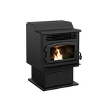 Ventis 25" VB00022 Black Pellet Stove With Pedestal, EPA2020 Certified
