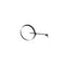 Ventis 6" Black Ceiling Hanger (Double-Wall Black Stove Pipe)