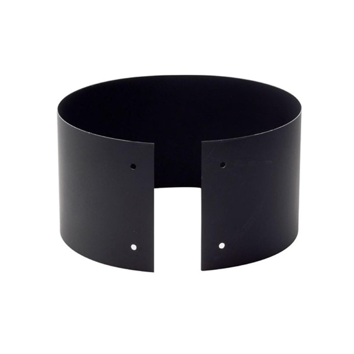 Ventis 6" Black Finishing Band (Double-Wall Black Stove Pipe)