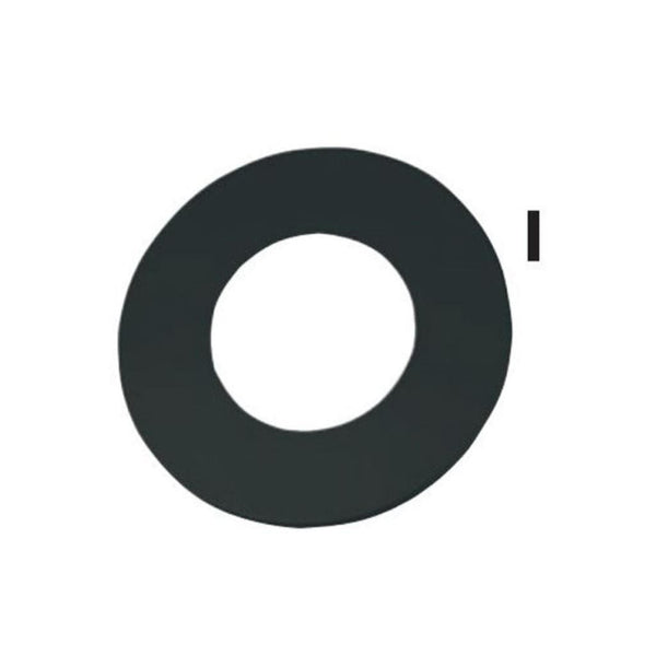 Ventis 6" Black Wall Trim Collar (Single-Wall Black Stove Pipe)