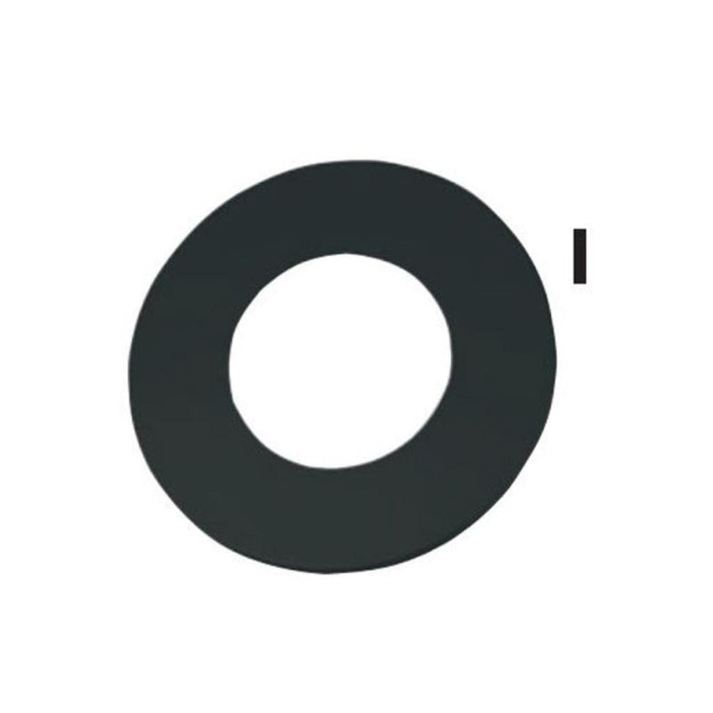 Ventis 6" Black Wall Trim Collar (Single-Wall Black Stove Pipe)