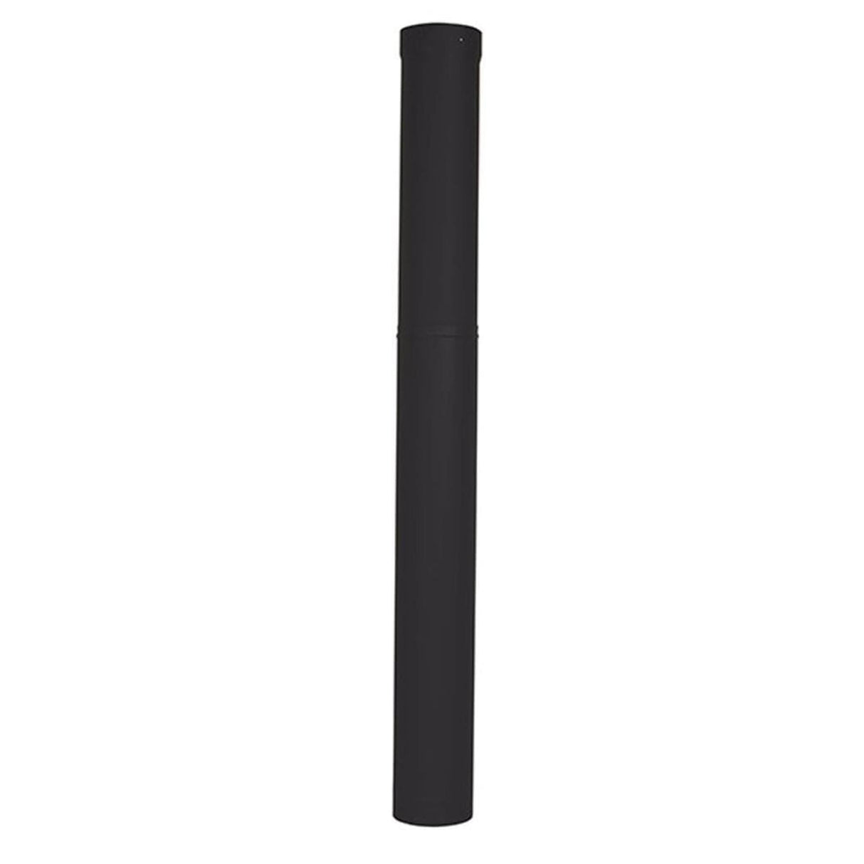 Ventis 6" Diameter Large Telescoping Pipe (Single-Wall Black Stove Pipe)