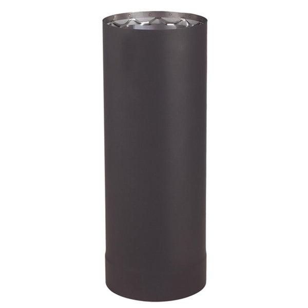 Ventis 6" x 18" Black Pipe Length (Double-Wall Black Stove Pipe)