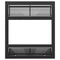 Ventis Black Modern Faceplate for HE325 Wood Burning Fireplace