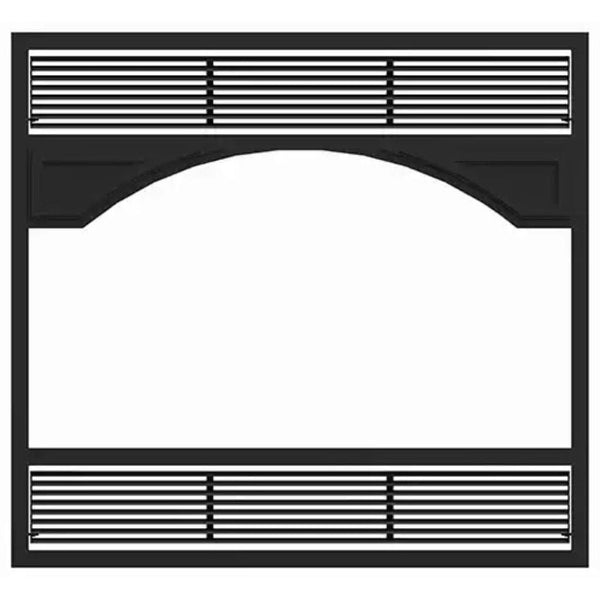 Ventis Black Traditional Faceplate for ME300 Wood Burning Fireplace