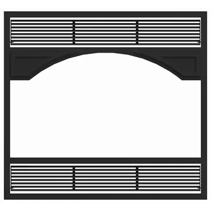 Ventis Black Traditional Faceplate for ME300 Wood Burning Fireplace