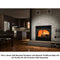 Ventis ME300 41" Black Wood Burning Large Fireplace With Blower