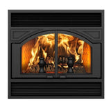 Ventis ME300 41" Black Wood Burning Large Fireplace With Blower