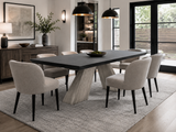 Metall Vera Stainless Steel Dining Table