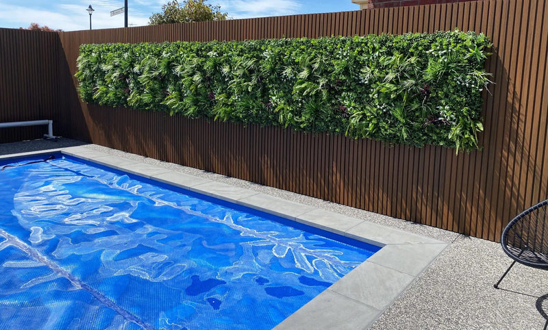 Designer Plants USA Luxury Tropical Vista Artificial Vertical Garden 40" x 40" 11SQ FT Commercial Grade UV Resistant
