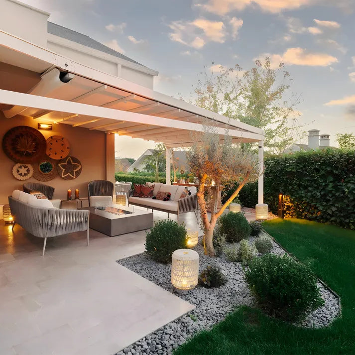 HearthArtSinn Volcano 15 Outdoor Stainless Gas Fireplace Steel Fire Pit