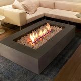 HearthArtSinn Volcano 15 Outdoor Stainless Gas Fireplace Steel Fire Pit