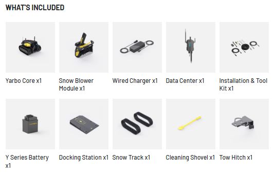 Yarbo Snow Blower System Y40 Bundle
