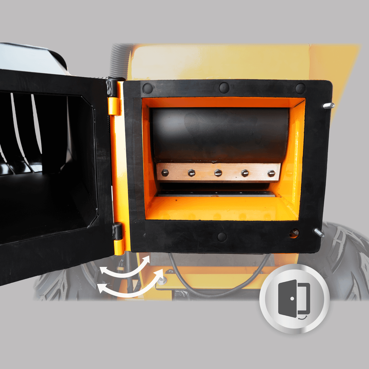 Chery Industrial 6" 15 HP 420cc Gas-Powered Wood Chipper