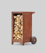 RB73 Ker Mobile Wood Storage Cart Firewood Storage Trolley 97563726