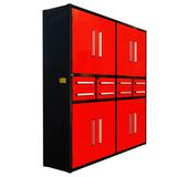 Chery Industrial Steelman 7 ft Storage Cabinet (8 Drawers & 4 Cabinets)