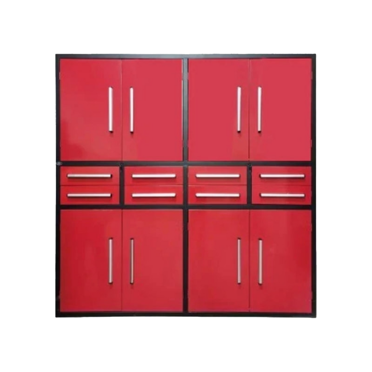 Chery Industrial Steelman 7 ft Storage Cabinet (8 Drawers & 4 Cabinets)
