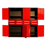 Chery Industrial Steelman 7 ft Storage Cabinet (8 Drawers & 4 Cabinets)