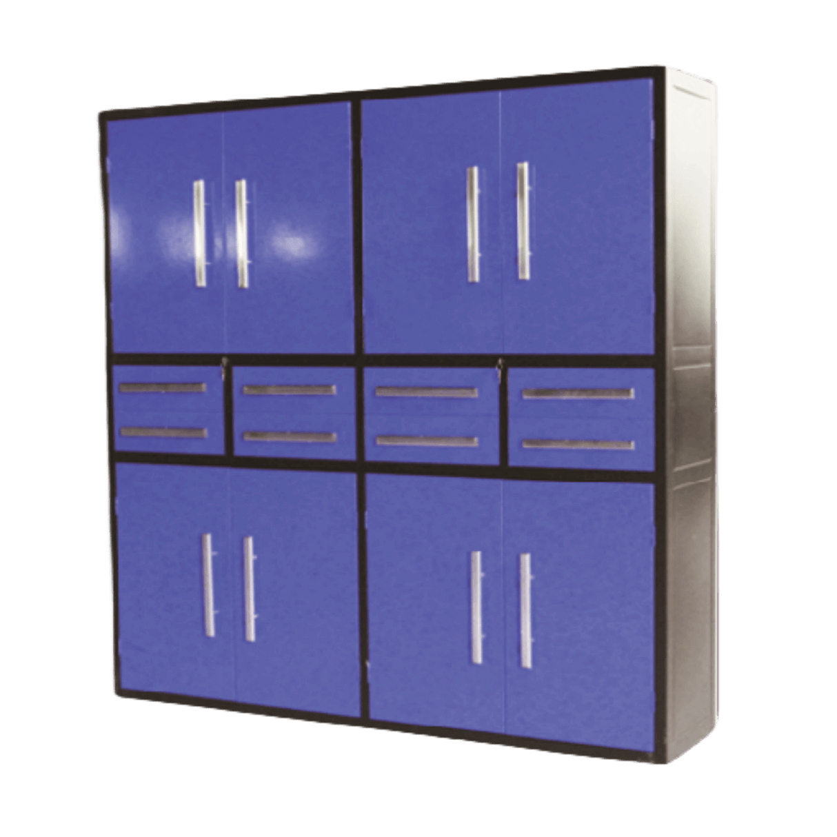 Chery Industrial Steelman 7 ft Storage Cabinet (8 Drawers & 4 Cabinets)