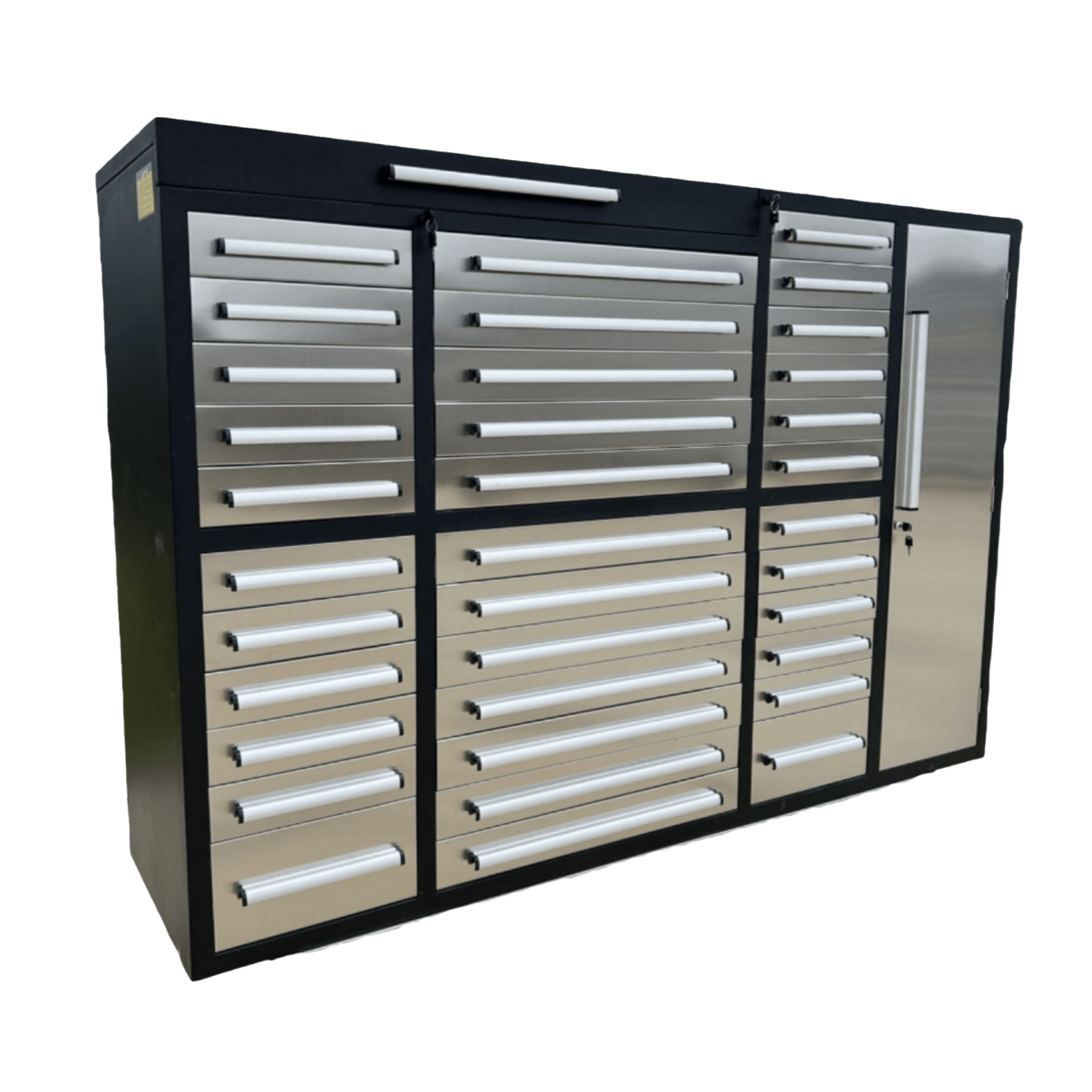 Chery Industrial 7ft Garage Storage Cabinet (35 Drawers & 1 Cabinet)