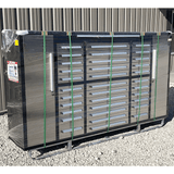 Chery Industrial 9 ft Garage Storage Cabinet with 34 Drawers & 2 Cabinets