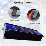 Chery Industrial 10’ Rolling Storage Workbench with 15 Drawers and Wheels