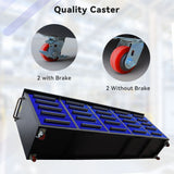 Chery Industrial 10’ Rolling Storage Workbench with 25 Drawers and Wheels