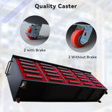 Chery Industrial 10’ Rolling Storage Workbench with 25 Drawers and Wheels