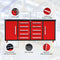 Chery Industrial 7ft 10-drawer Storage Workbench with Wheels