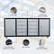Chery Industrial 7ft 10-drawer Storage Workbench with Wheels